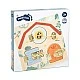 Small Foot Safari activity board with doors and locks, 22 x 1 x 22 cm