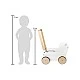 Small Foot Количка за кукли, дървена, 46 х 33 х 54 cm