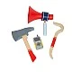 Small Foot Fireman’s set, children’s, in a backpack, wooden
