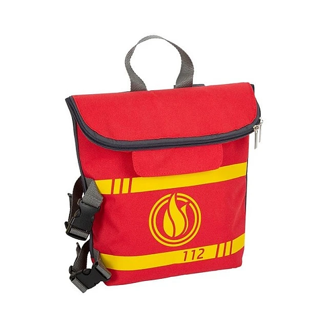 Small Foot Fireman’s set, children’s, in a backpack, wooden