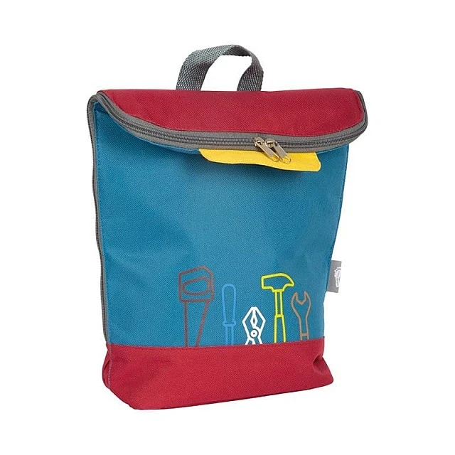 Small Foot Tool Set, in a Backpack, Wooden, for Children