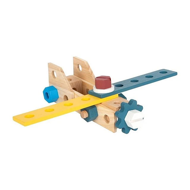 Small Foot Tool Set, in a Backpack, Wooden, for Children