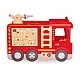 Nowa Szkola Manipulative play area Fire station, 150 x 86 x 108 cm