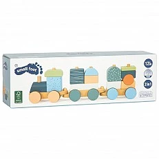 Small Foot Влакче с вагончета Арктика, дървено