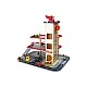 Small Foot parking garage, 3 levels and airplane track