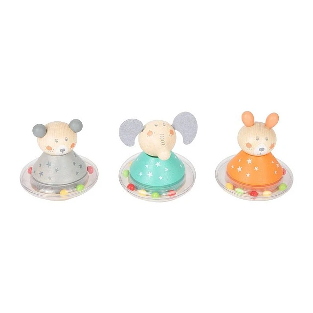 Small Foot Бебешки дрънкалки, стоящи, 6 броя в дисплей