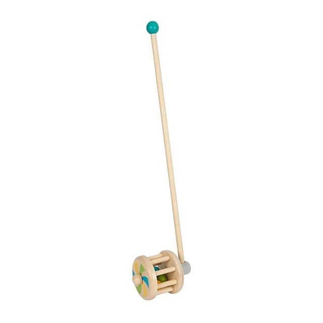 Small Foot Baby rattle for pushing, wooden