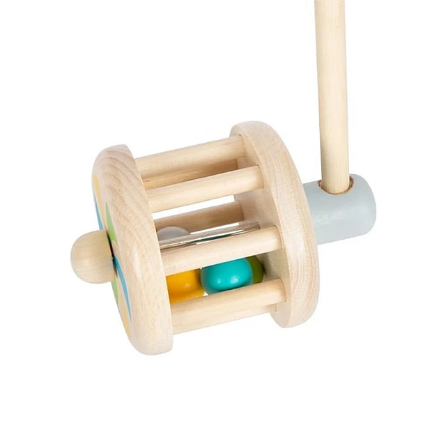 Small Foot Baby rattle for pushing, wooden