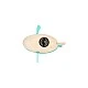 Small Foot Whale toy, wind up, for water, wooden