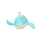 Small Foot Whale toy, wind up, for water, wooden