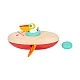 Small Foot Играчка Пеликан, за навиване, за вода, дървена