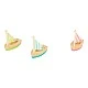 Small Foot wooden sailing boat water toy, 3 pieces