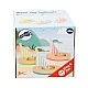 Small Foot wooden sailing boat water toy, 3 pieces
