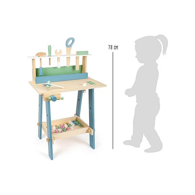Small Foot Workshop with tools, children’s, 53 x 40 x 74 cm