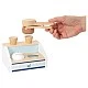 Small Foot ice cream stand, 14 x 11 x 7 cm