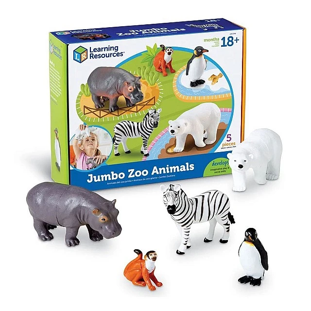 Learning Resources Zoo Animals Jumbo