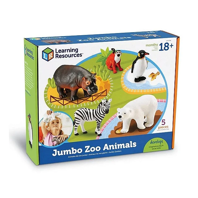 Learning Resources Zoo Animals Jumbo
