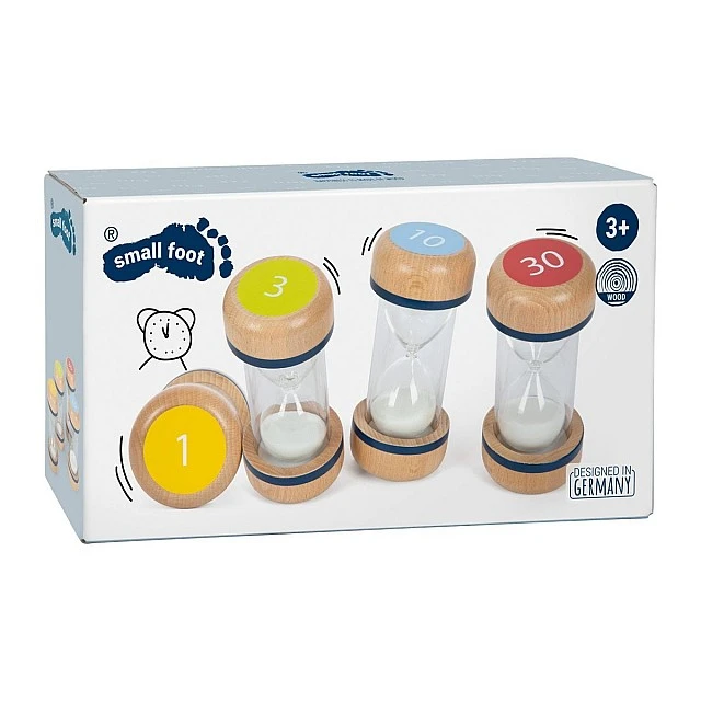 Small Foot XL sand timer set, 4 pieces