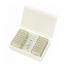 Microscope slides, 10 pieces