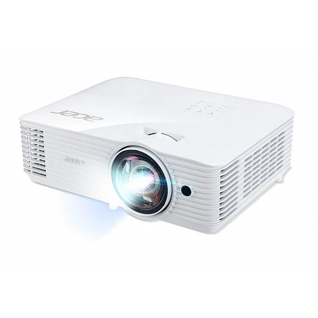 Acer Проектор S1286H, късофокусен, DLP, 3500 lm, 1024 x 768, HDMI, VGA, бял