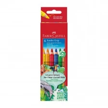 Faber-Castell Colored pencils Jumbo Grip, 6 colors