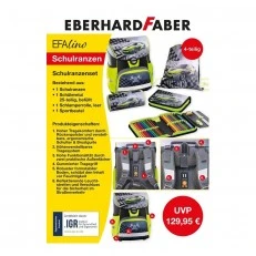 Eberhard Faber Race car backpack, 4 pieces