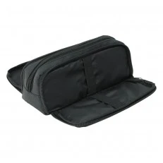 Eberhard Faber Toiletry bag, three compartments, anthracite, empty
