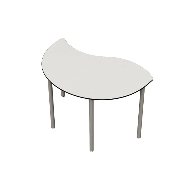 RFG Ученическа маса Flexus, S, 120 x 80 x 71 cm, бял HPL