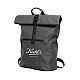 Раница Rolltop, водоустойчива, с джоб, 300D RPET, 40 х 60 cm, черна