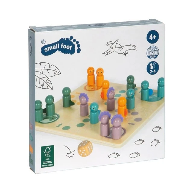 Small Foot Ludo Dinosaurs wooden