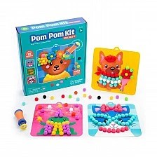 Learning Resources Творчески комплект с помпони, животински превъплъщения