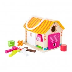 Small Foot Activity house, wooden, 20 x 16 x 15 cm