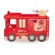 Nowa Szkola Manipulative play area Fire station, 150 x 86 x 108 cm