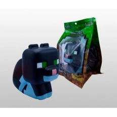 Антистрес Minecraft Squishme MEGA миниатюра - Tuxedo cat