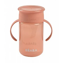 Children’s non-spill 360° learning cup, pink