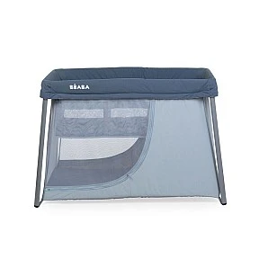 Folding baby/child bed 3-in-1, gray