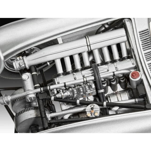Assembly model, Revell, Mercedes-Benz 300 SLR car gift set, 124 parts