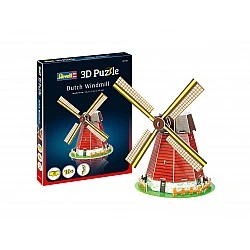 Мини 3D Пъзел – Вятърна мелница