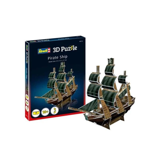 Мини 3D Пъзел – Пиратски кораб