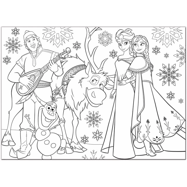 Puzzle, Lisciani, Frozen, Music and entertainment, Double-sided puzzle 60 pieces