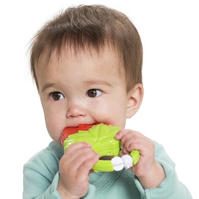 Vibrating baby teether, Infantino, Strawberry