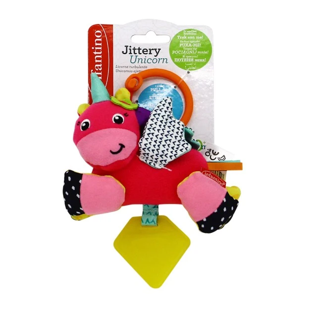 Baby soft sensory toy, Infantino, Unicorn