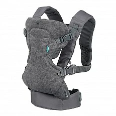 Ergonomic baby carrier, Infantino, Flip 4 in 1, Gray, from 3.6 to 14.5 kg.