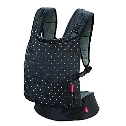Ergonomic baby carrier, Infantino, 2 in 1, Black, from 5.5 to 18 kg.