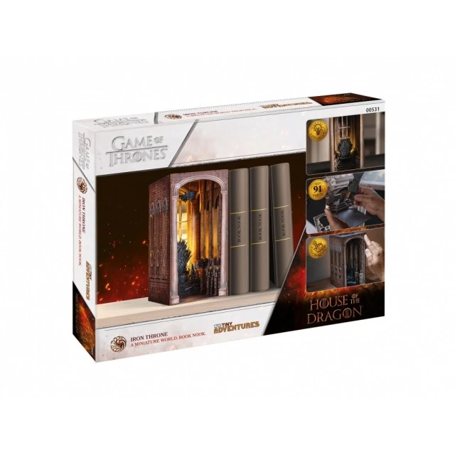 Assembly model with LED light, Revell, House of the Dragon, Iron Throne, Small Worlds for assembly, 91 parts