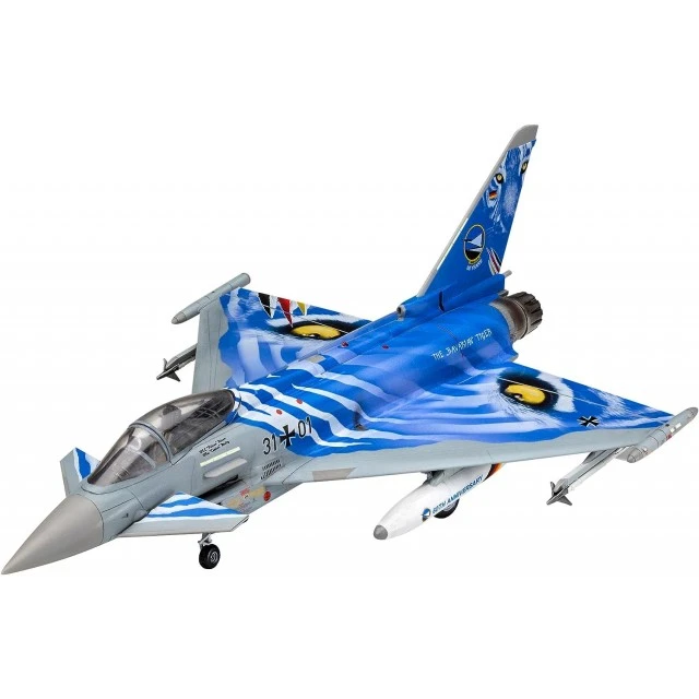 Eurofighter Typhoon The Bavarian Tiger 2021 buildable model, 85 parts