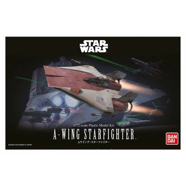 Сглобяем модел, Bandai, Star Wars, A-wing Starfighter Easy-Click, 138 части