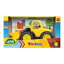 Количка за игра, Lena, Булдозер, Workies, 14 см