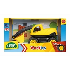 Количка за игра, Lena, Багер, Workies, 13 см
