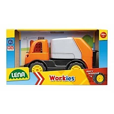 Количка за игра, Lena, Камион за боклук, Workies, 14 см